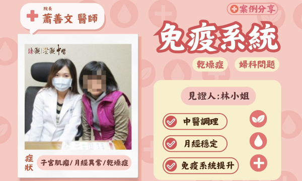 【免疫系統問題_林小姐】 案例分享｜澄觀(台北)院長 蕭善文 醫師